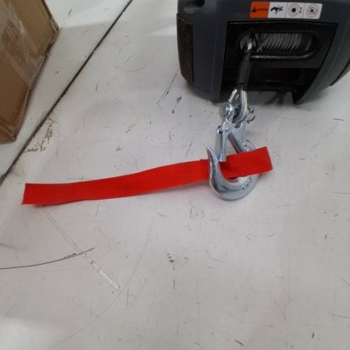 BABY WINCH WINCH - 1000 LBS; 5/16" DRILL SHAFT; 4 MM WIRE ROPE - BLACK (MODEL: ATQ-500H) image 4
