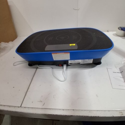MERACH VIBRATION PLATE EXERCISE MACHINE - 300 LBS MAX - BLUE (MODEL: MR-2398) image 6