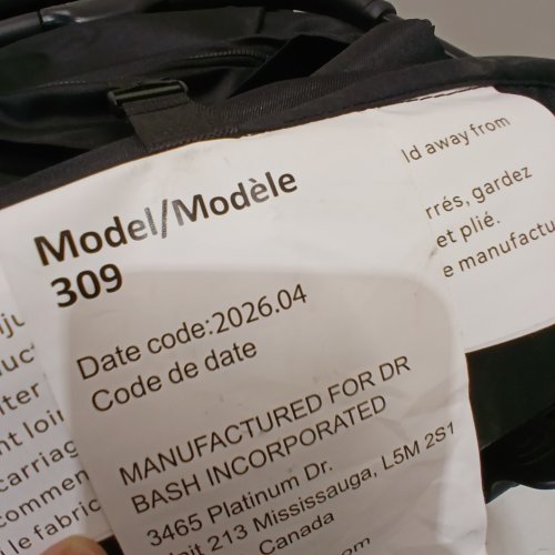 DRBASH SLEEK COMPACT FOLD BABY STROLLER - BLACK (MODEL: 309) image 3