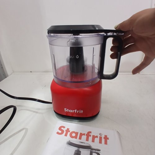 STARFRIT ELECTRIC FOOD CHOPPER - 3.5 CUP - RED - (MODEL: 024235) image 2