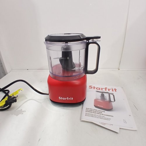STARFRIT ELECTRIC FOOD CHOPPER - 3.5 CUP - RED - (MODEL: 024235) image 3