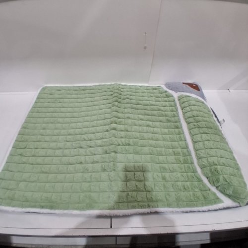 KIMPETS PLUSH PET NEST BED- 3XL (28" X 38"X2") - GREEN image 2