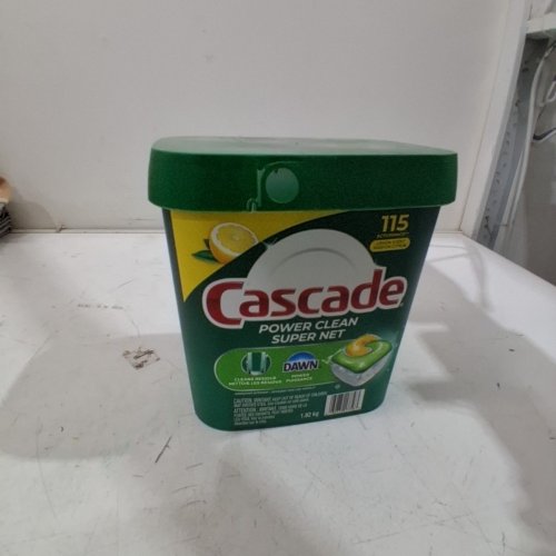 115PK CASCADE POWER CLEAN DISHWASHER DETERGENT - LEMON SCENT - 1.82KG image 2