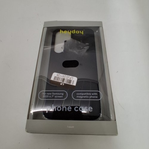 HEYDAY SILICONE PHONE CASE FOR SAMSUNG GALAXY S25+ - COMPATIBLE WITH MAGNETIC ACCESSORIES - BLACK image 3