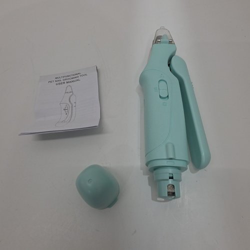 CAT PICK CORDLESS 2-IN-1 PET NAIL FILE AND CLIPPERS - USB-C RECHARGEABLE - MINT GREEN image 4