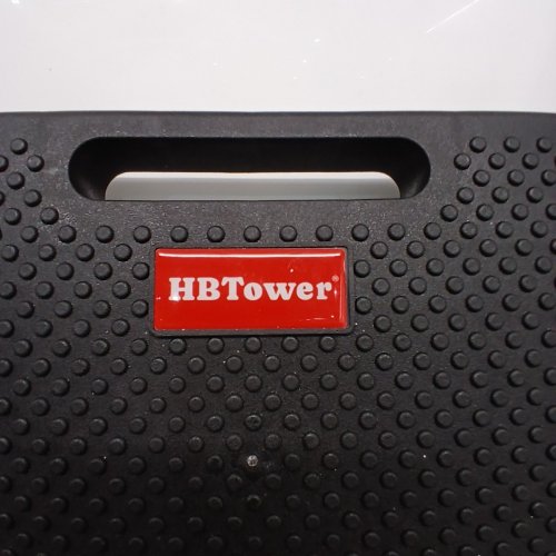 HBTOWER 3-STEP LIGHTWEIGHT ANTI-SLIP PORTABLE STEP LADDER - 500LBS MAX - BLACK image 3