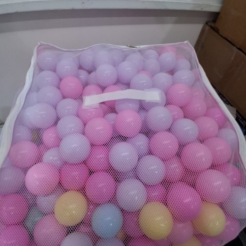 1000PK AMAZON BASICS BPA FREE PLASTIC BALL-PIT BALLS WITH STORAGE BAG - 2.3" DIAMETER - PASTEL COLORS image 3