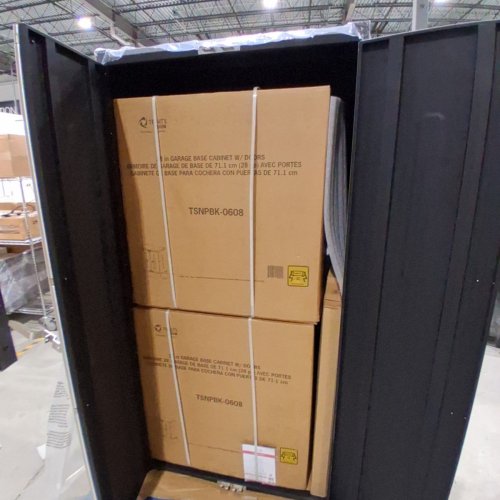 3PC TRINITY PRO HEAVY DUTY GARAGE CABINET SET -BLACK (MODEL: TSNPBK-0614) image 6