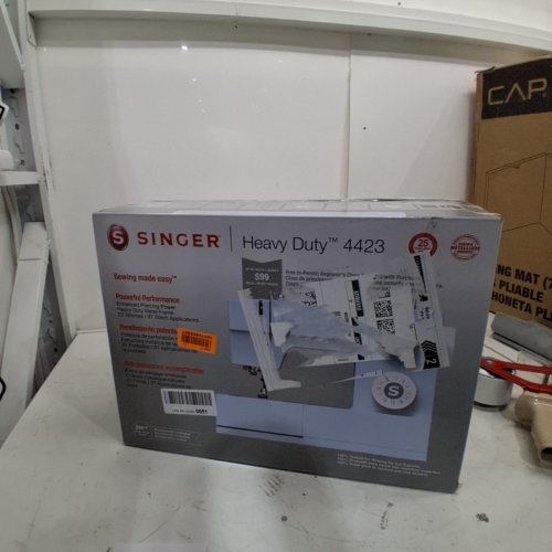 SINGER HEAVY DUTY METAL FRAME HIGH SPEED SEWING MACHINE - MELTWATER BLUE (MODEL: 4423) image 5