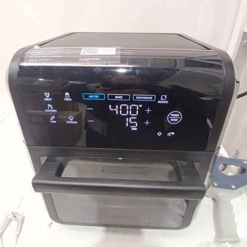 CHEFMAN 6-IN-1 DIGITAL AIR FRYER OVEN - 12QT CAPACITY - BLACK (MODEL: RJ38-RDO-V12-CA) image 2