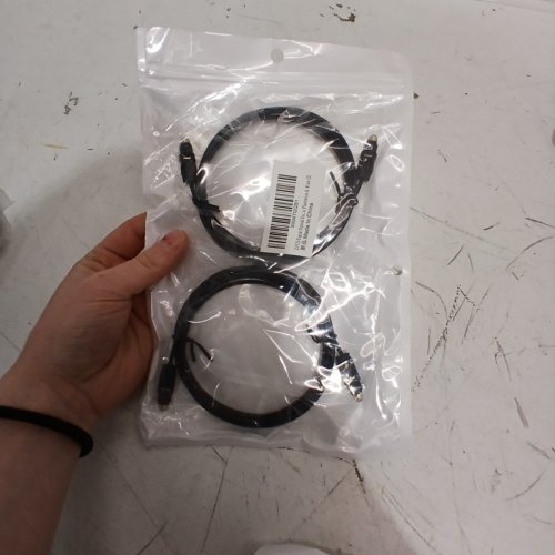 2PK DIGITAL OPTICAL AUDIO CABLE - GOLD PLATED - 6FT - BLACK image 3
