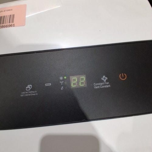 MIDEA PORTABLE AIR CONDITIONER WITH REMOTE -7000BTU SACC - WHITE/BLACK (MODEL: MP07DRWBA3RCM) image 2