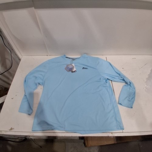 MEN'S WORLD WIDE SPORTSMAN 3D COOL CASTING LONG SLEEVE SHIRT - 2XL - COOLING VAPORS / LIGHT BLUE (STYLE : 101448490) image 2