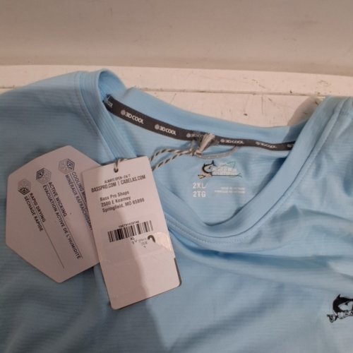MEN'S WORLD WIDE SPORTSMAN 3D COOL CASTING LONG SLEEVE SHIRT - 2XL - COOLING VAPORS / LIGHT BLUE (STYLE : 101448490) image 5