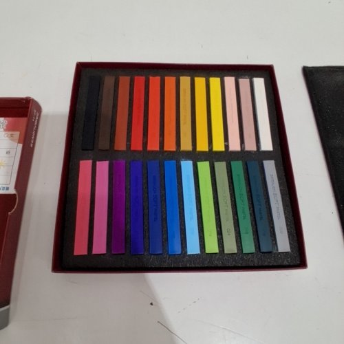 24PC SIMBALION SOFT PASTEL ART SET - ASSORTED COLOURS (MODEL: SP-24) image 3