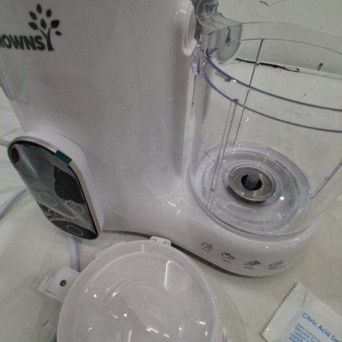 GROWNSY 2-IN-1 BABY FOOD STEAMER & BLENDER WITH REUSABLE FOOD POUCHES - WHITE (MODEL: BFP-5800E) image 3