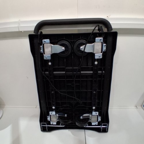 FOLDING PLATFORM HAND TRUCK DOLLY WITH HEAVY DUTY WHEELS - 330LBS CAPACITY - BLACK (MODEL: PSZ200P) image 2