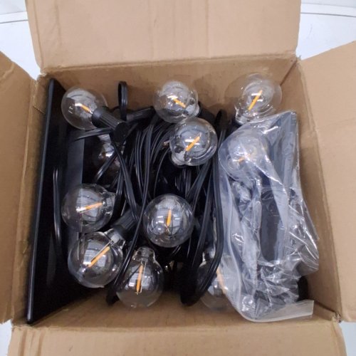 OHLUX DIMMABLE LED SOLAR GLOBE STRING LIGHTS OUTDOOR, SHATTERPROOF WITH REMOTE - E12 - 2200 K - 60FT image 2