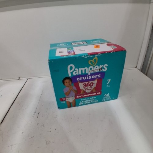 66PK PAMPERS CRUISERS 360° DIAPERS - SIZE 7 - MULTICOLOURED image 3