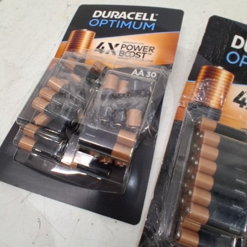 2 (30PK) DURACELL OPTIMUM LONG LASTING AA BATTERIES image 3