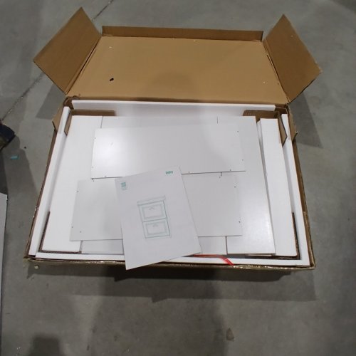SOBUY 2-DRAWER SHOE CABINET ORGANIZER 22" X 31.1" X 9" - WHITE (FSR78-W-37224) image 2
