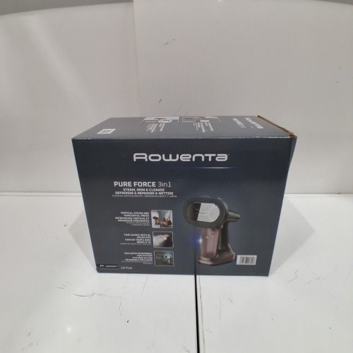ROWENTA PURE FORCE 3-IN-1 STEAMER AND IRON 1875W- 7OZ - BLACK/PINK (MODEL: 1764119) image 5
