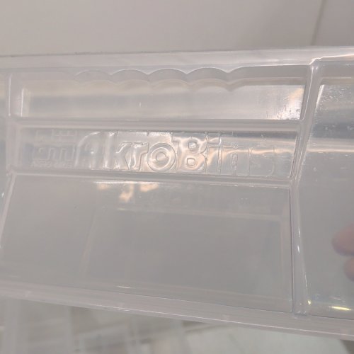 11PK AKROBINS PLASTIC STORAGE BINS - CLEAR (MODEL: 30224) image 2