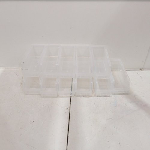 11PK AKROBINS PLASTIC STORAGE BINS - CLEAR (MODEL: 30224) image 3