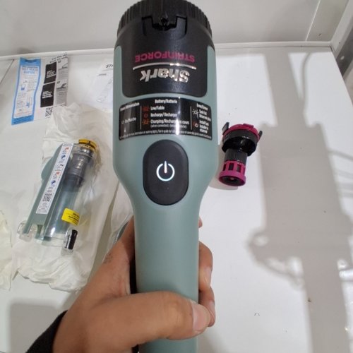 SHARK STAINFORCE CORDLESS HANDHELD CARPET/UPHOLSTERY STAIN CLEANER - (MODEL: HX101C) image 2