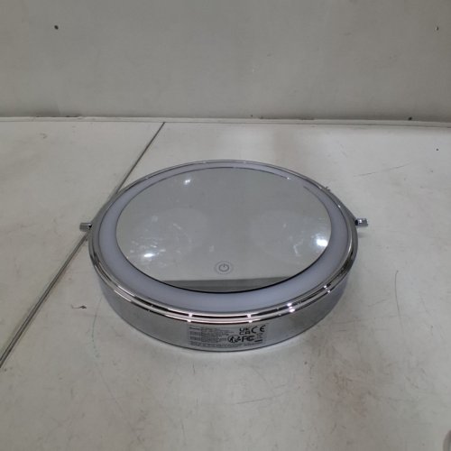 AUXMIR DOUBLE SIDED MAKEUP MIRROR WITH 360° ROTATION & 1X/30X MAGNIFICATION - 9" - SILVER image 4
