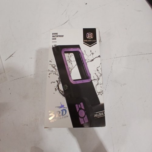 SHELLBOX 2ND GEN PROFESSIONAL DIVING PHONE CASE FOR IPHONES - 15M MAX WATERPROOF - BLACK/PURPLE image 4