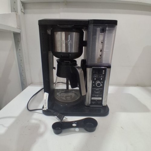 NINJA SPECIALTY COFFEE MAKER WITH FOLD-AWAY FROTHER - 10CUP - BLACK - (MODEL: CM401C) image 3