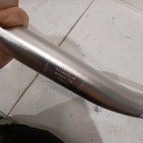 UPANBIKE KIDS MOUNTAIN BIKE HANDLEBAR - 20.5" - SILVER - (MODEL:50-058) image 3