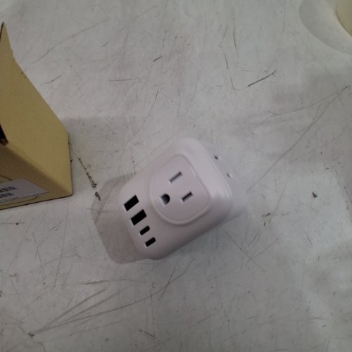 VYLEE TRAVEL PLUG ADAPTER FOR EUROPE - 2 AC OUTLETS, 2 USB-C, 2 USB PORTS - WHITE image 3