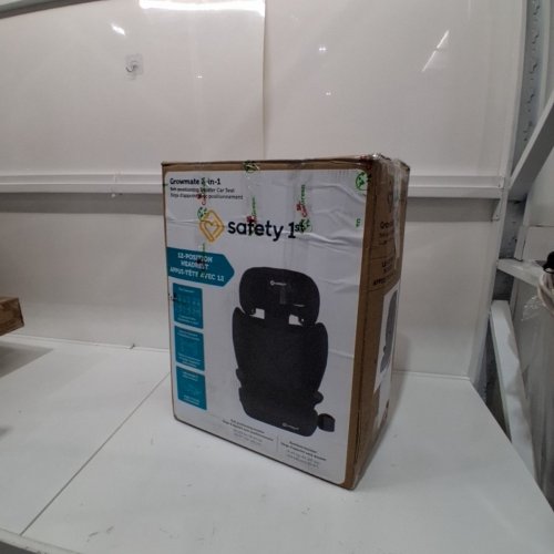 SAFETY 1ST 2-IN-1 LIGHTWEIGHT GROWMATE BELT-POSITIONING BOOSTER CAR SEAT WITH HIGH-BACK TO BACKLESS & ADJUSTABLE HEADREST- BLACK (MODEL:22267CHHR) image 5