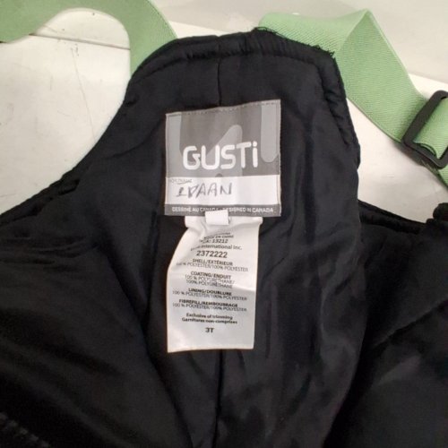 KIDS BIB OVERALLS / PANTS - 24M - GREEN/BLACK image 3