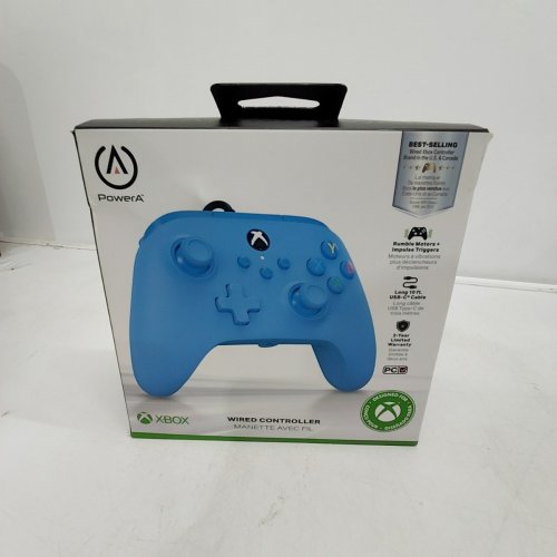 POWERA WIRED CONTROLLER FOR XBOX SERIES X|S - BLUE, GAMEPAD, WIRED VIDEO GAME CONTROLLER, GAMING CONTROLLER, WORKS WITH XBOX ONE AND WINDOWS - LIGHT BLUE image 6
