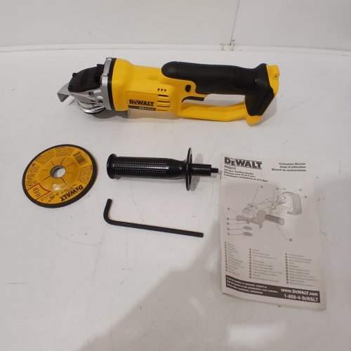 DEWALT CORDLESS MAX LITHIUM-ION PADDLE-SWITCH GRINDER *TOOL ONLY* - 20V - YELLOW / BLACK (MODEL: DCG412B) image 2