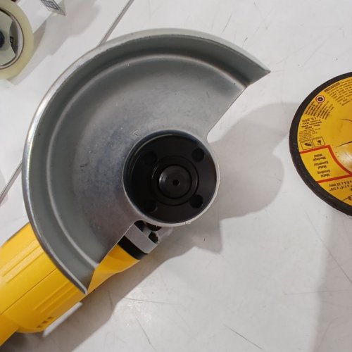 DEWALT CORDLESS MAX LITHIUM-ION PADDLE-SWITCH GRINDER *TOOL ONLY* - 20V - YELLOW / BLACK (MODEL: DCG412B) image 4