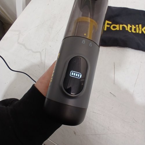 7PC FANTTIK SLIM 4-IN-1 CAR VACUUM & AIR DUSTER - BLACK/GREY (MODEL: 1825868) image 2