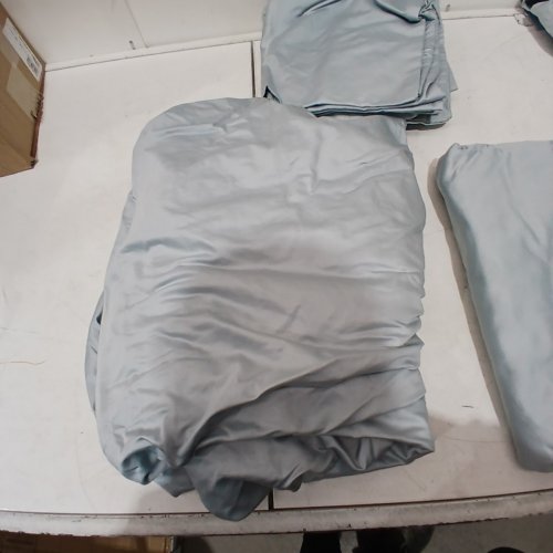 7PC HOTEL SIGNATURE SUITE COTTON SHEET SET - 800 THREAD COUNT- SPLIT KING - BLUE (STYLE: SPLIT KING/BLUE) image 4