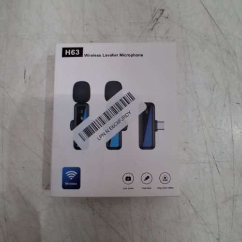 2PK TYPE-C CONNECTION WIRELESS LAVALIER MICROPHONES - BLACK - (MODEL: H63) image 3