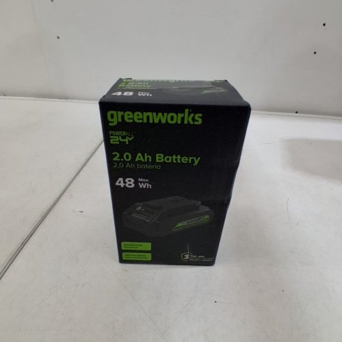 GREENWORKS 24V MAX LITHIUM ION BATTERY - 2AH - USB PORT VERSION (MODEL: LB24A020 / BAG708) image 3