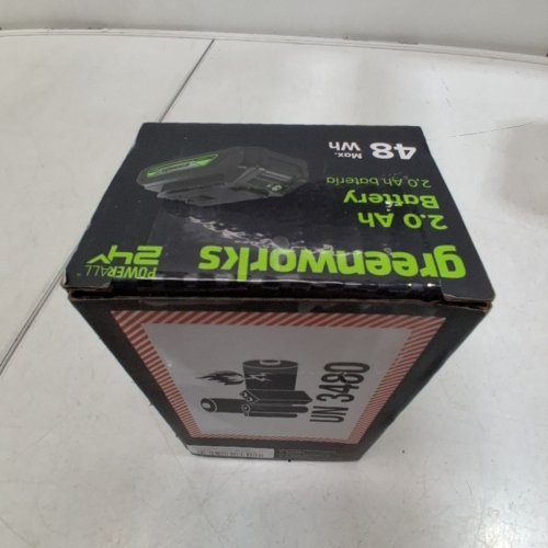 GREENWORKS 24V MAX LITHIUM ION BATTERY - 2AH - USB PORT VERSION (MODEL: LB24A020 / BAG708) image 4