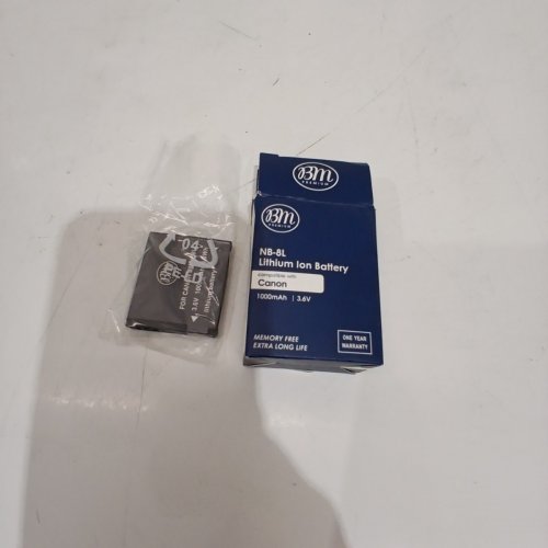BM PREMIUM NB-8 L BATTERY FOR CANON POWERSHOT - 1000 MAH, 3.6 V (MODEL: NB-8 L) image 3