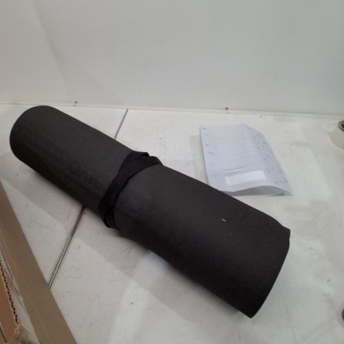 CAMBIVO EXTRA THICK YOGA MAT - 2FT X 68" X .3" - BLACK image 2