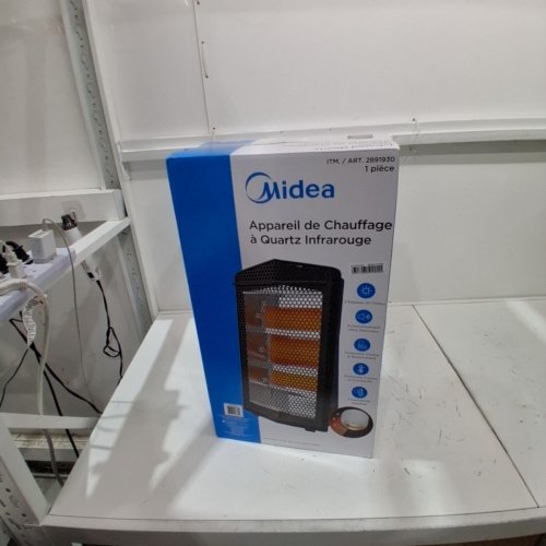 MIDEA ULTRA QUIET QUARTZ HEATER - 1500W - BLACK (MODEL: 2891930 / MSHQ15M3BCV) image 5