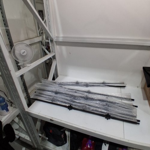 10PK TOUCAN STAIRCASE IRON BALUSTERS STAIR PARTS 1/2" SQUARE METAL BALUSTERS - HOLLOW DOUBLE KNUCKLE STAIRCASE SPINDLES - 44" - BLACK - (MODEL:MP-TFHB04-2) image 2