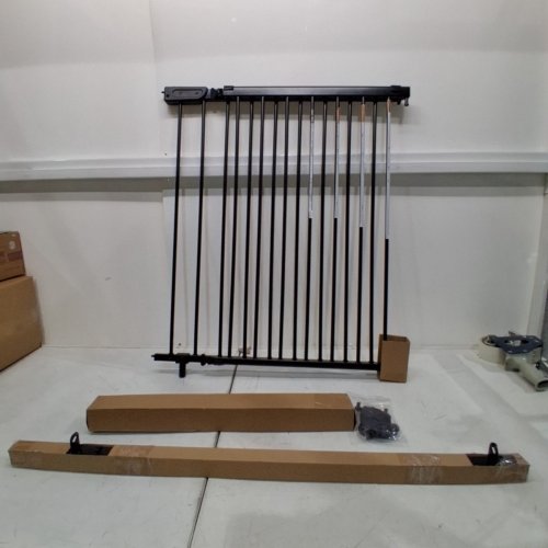 INGENUITY THE STAIRWAY+ 46W SERIES PET/BABY GATE - 32.5" X 31"-46" - BLACK (MODEL: 17171) image 2