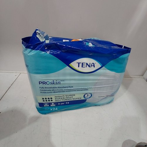 24PK TENA PROSKIN TENA PROSKIN NIGHT SUPER ABSORBENT PADS WITH ADJUSTABLE TABS, NIGHT SUPER ABSORBENCY PADS image 3